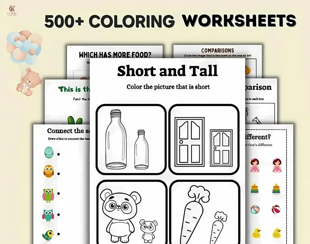 11,000+ Printable Kids Activity Worksheets Bundle | Learning & Fun Pack | Instant Download – AmyWorld