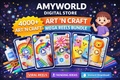 4000+ Art & Craft Reels Bundle | DIY Craft Videos | Kids & Creative Projects | Viral Reels Content | Instant Download