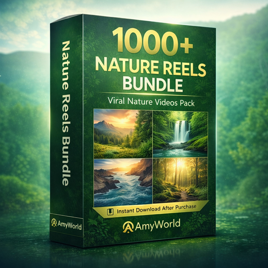 1000+ Nature Reels Bundle | Viral Nature Videos Pack | Instant Download – AmyWorld