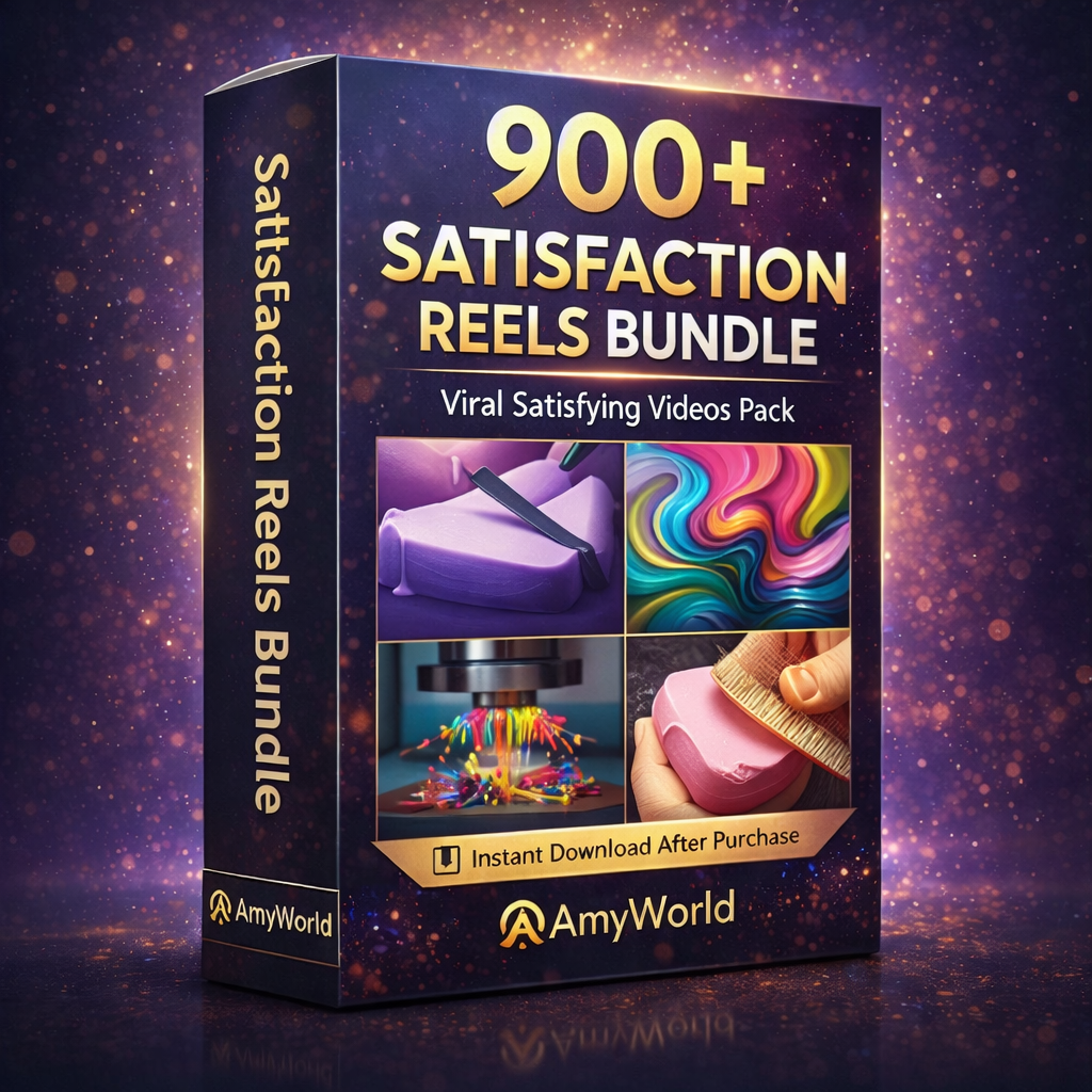 900+ Satisfaction Reels Bundle | Viral Satisfying Videos Pack | Instant Download – AmyWorld