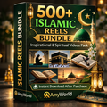 500+ Islamic Reels Bundle | Inspirational Islamic Videos Pack | Instant Download – AmyWorld