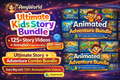 AmyWorld Ultimate Kids Combo Bundle – 125+ Animated Story & Adventure Videos | Voice Narration| Instant Download
