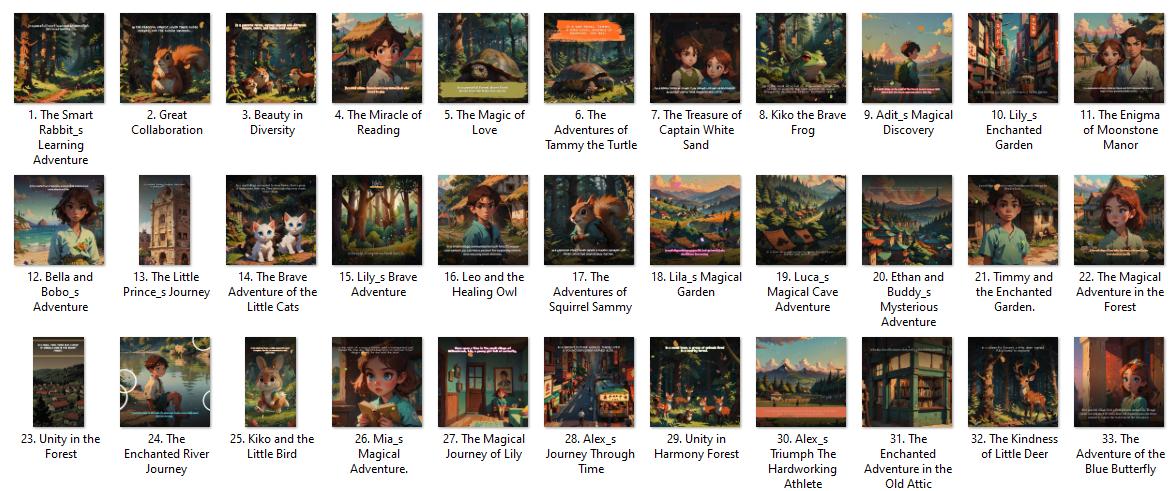 Kids Digital Video Bundle – Animated Adventure & Bedtime Stories (75+ Videos) | Instant Download | AmyWorld