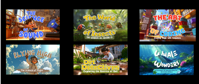 AmyWorld Ultimate Kids Combo Bundle – 125+ Animated Story & Adventure Videos | Voice Narration| Instant Download