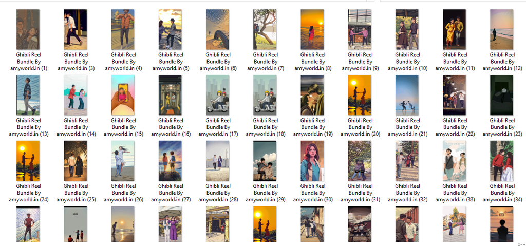 1500+ Ghibli Style Reels with Music Bundle | Aesthetic Anime Reels Pack | Instant Download – AmyWorld