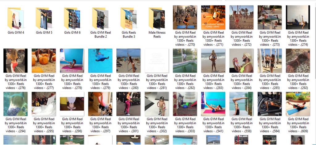 2500+ Hot Girls & Boys Gym Reels Bundle | Viral Fitness Reels Pack | Instant Download – AmyWorld
